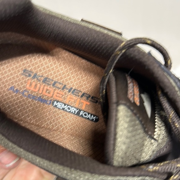 Skechers Brown and Green Athletic Shoes with Rugged Design main image 10